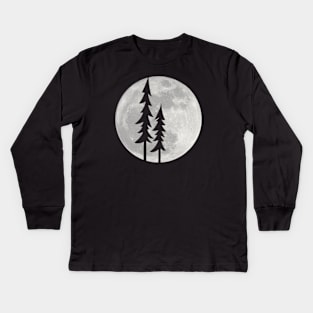 moon lover Kids Long Sleeve T-Shirt